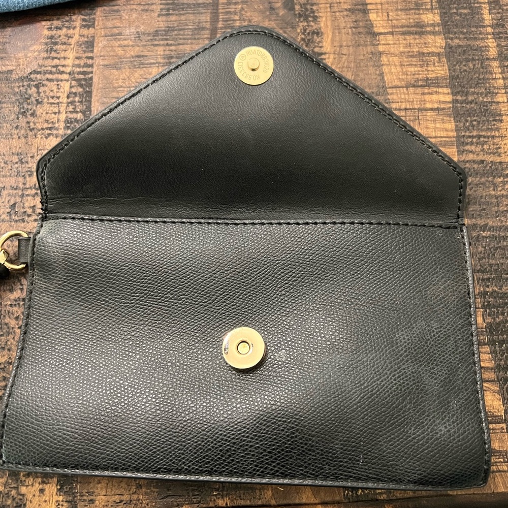 Black and Brown Monogram Clutch - Picture 7 of 8